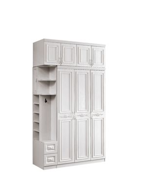 Guardarropa espesado de 3 puertas con los cajones