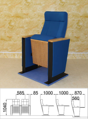 Silla de descoloramiento anti del asiento del auditorio