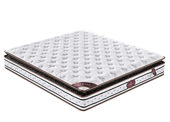 El colchón orgánico de alta densidad de la espuma del algodón, OEM espesó a rey Pocket Spring Mattress