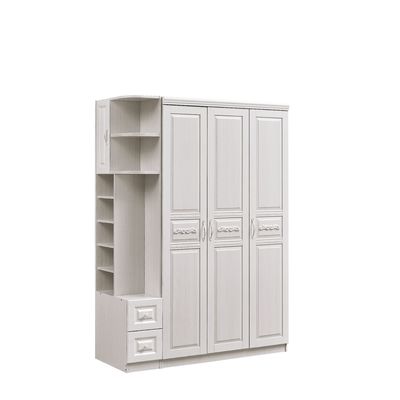 ODM a prueba de humedad construido en el gabinete del dormitorio, Armoire blanco de la longitud el 150cm con los estantes
