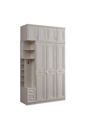 Guardarropa espesado de 3 puertas con los cajones