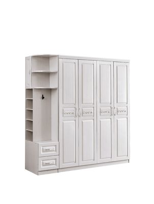 Guardarropa de madera blanco a prueba de polvo del Armoire