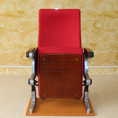 Silla del cine del ODM con el soporte de vaso, asientos rojos ininflamables del teatro de Multiscene
