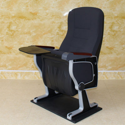 Cine de alta densidad negro Hall Chairs Adjustable Moistureproof Antistatic del teatro