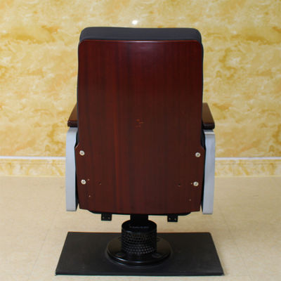 La PU negra ininflamable de Hall Chairs With del cine del teatro hace espuma alta densidad plegable