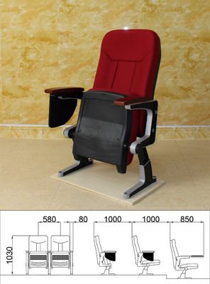 Asiento hipoalérgico a prueba de polvo del cine, asientos plegables de descoloramiento antis del cine