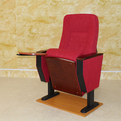 Asiento plegable práctico desprendible del auditorio, asientos rojos electrostáticos antis del teatro