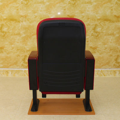 El cine rojo apilable plegable Hall Chairs With High Density moldeó espuma