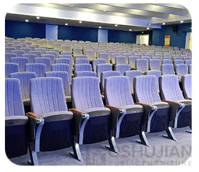 Dureza plegable de Hall Chairs Anti Electrostatic Medium del cine de 2 Seater