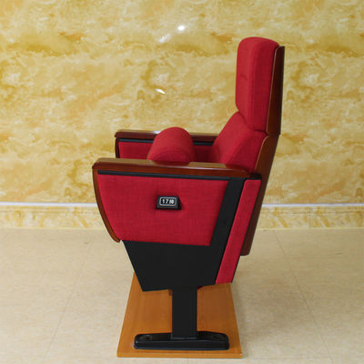 Electrostático anti plegable de la esponja del respaldo de Hall Chairs With 500m m del cine del teatro