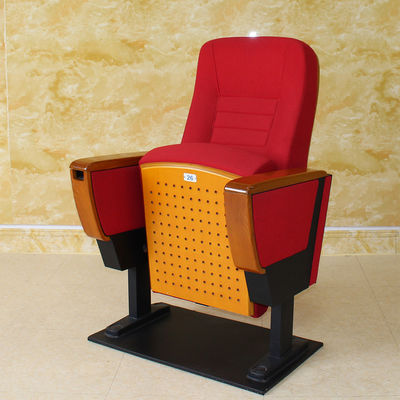 Silla ininflamable del cine con el soporte de vaso, sillas que asientan de la audiencia electrostática anti