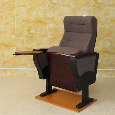 Cine rojo hipoalérgico Hall Chairs With Crimson Wood del cine lavable