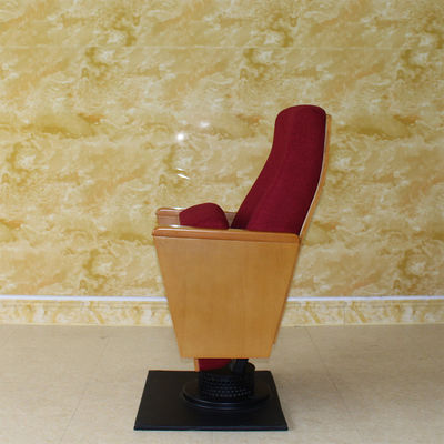 Sillas rojas antiestáticas del cine de Multiscene, soporte de vaso plegable de la silla del cine