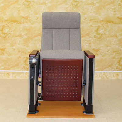 Asiento plegable recargable del auditorio, silla práctica del cine del ODM con el soporte de vaso
