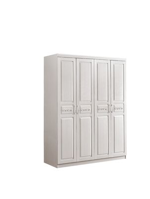 Pequeño guardarropa de madera blanco robusto con el artículo de 3M ISO9001 de la altura de los cajones